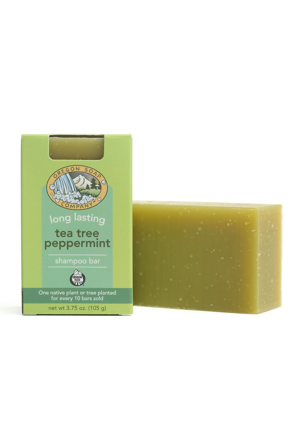 Tea Tree Peppermint Shampoo Bar:  All Natural. Certified Organic. Non-toxic Bar Soap