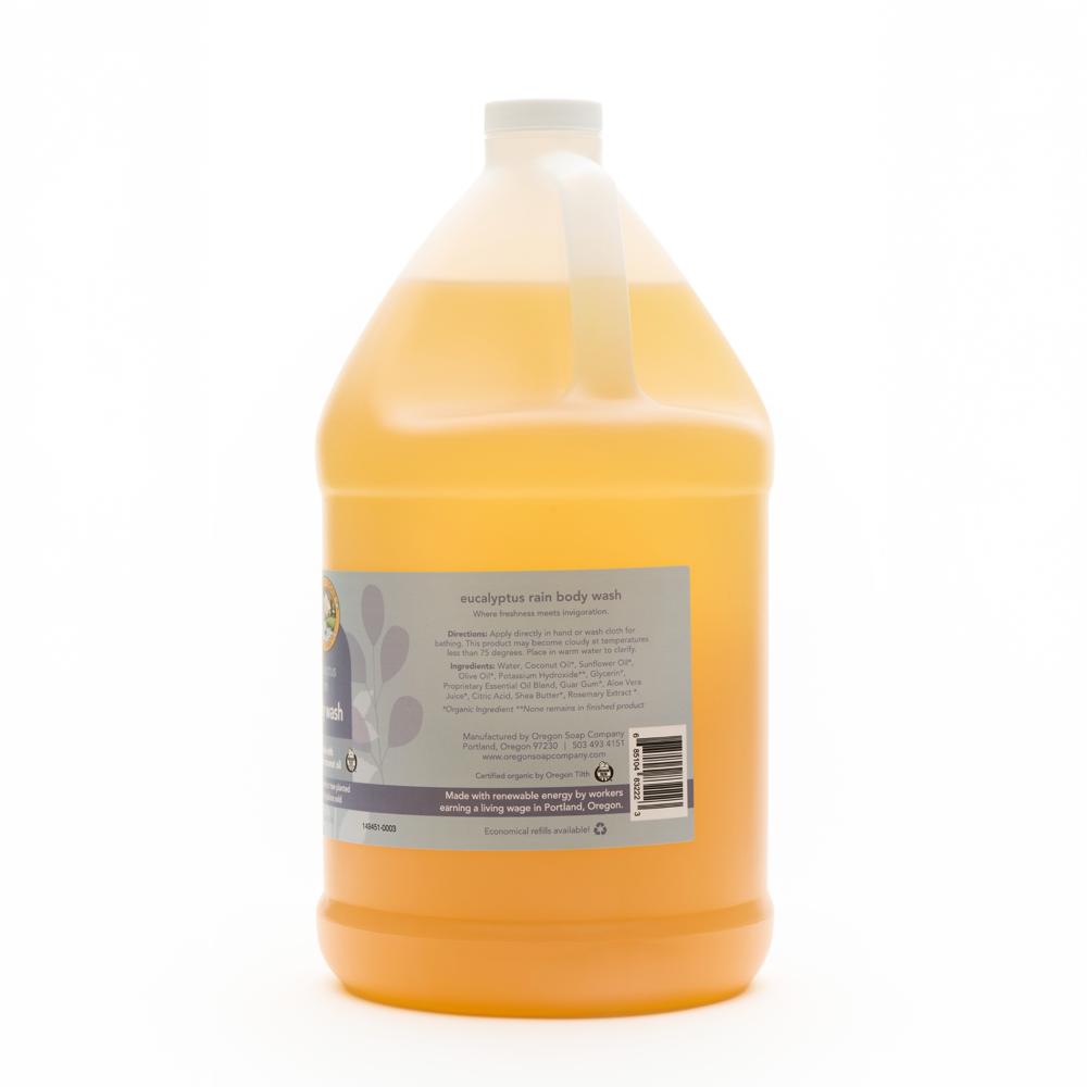 Eucalyptus Rain Natural Organic Body Wash