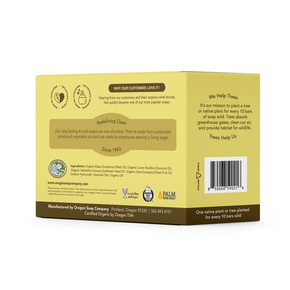 Mama Mia's Soothe Organic Bar Soap, 4-pack