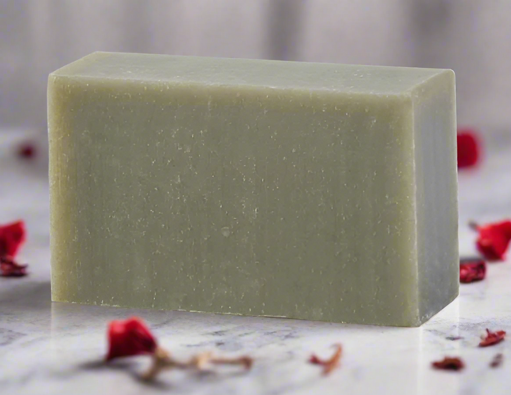 French Clay & Geranium Bar:  All Natural. Non-toxic Bar Soap