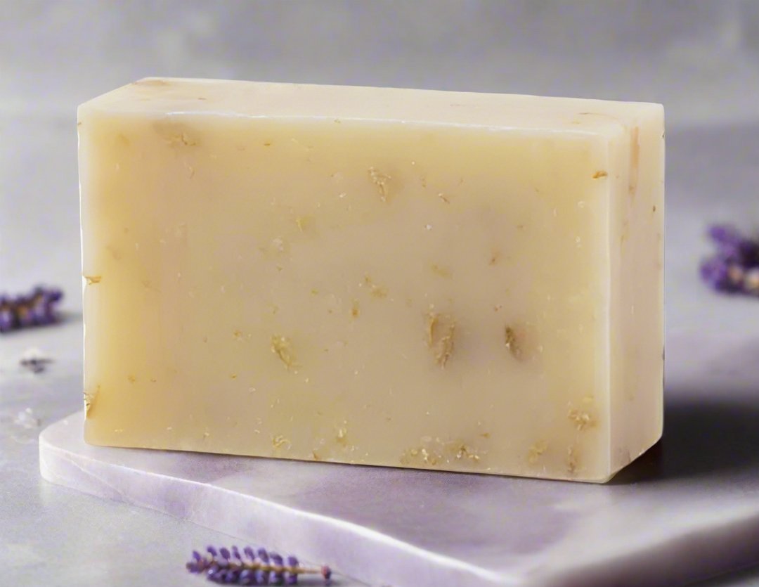 Lavender Oatmeal Bar:  All Natural. Certified Organic. Non-toxic Bar Soap