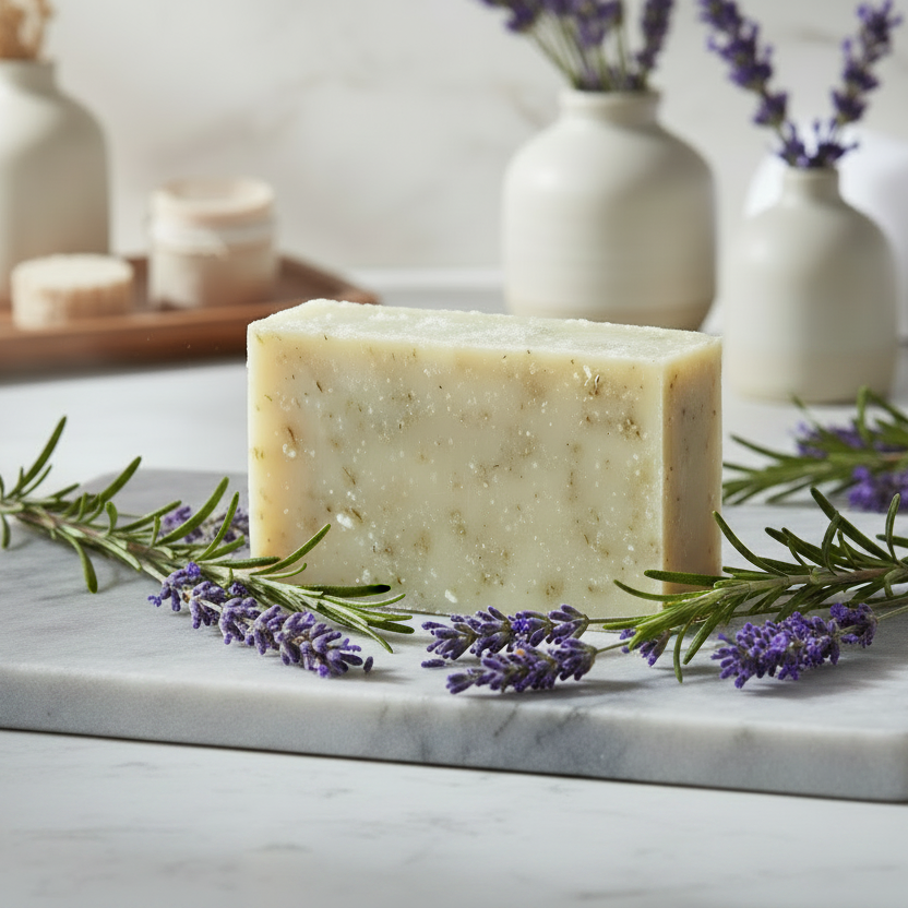 Mama Mia's Soothe Organic Bar Soap, 4-pack