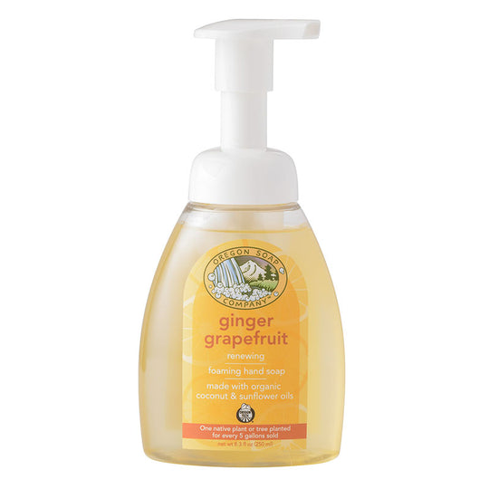 Ginger Grapefruit Foaming All Natural Organic Hand Wash